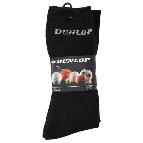 Çorape Sportive Të Zeza "Dunlop" Nr 41-45 3 Copë