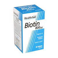 HEALTH AID BIOTIN 800MG 30TABL