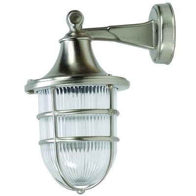 Brass Wall Light Chrome Matt Height:28cm Ε27 Ip54 