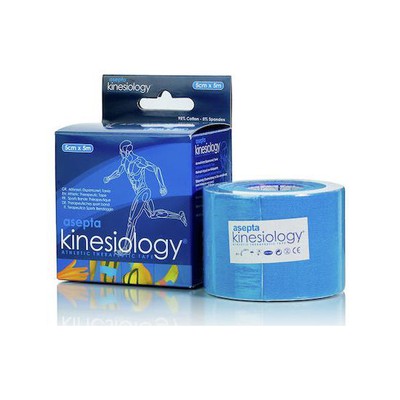 ASEPTA Kinesiology Tape 5cm x 5m Μπλε