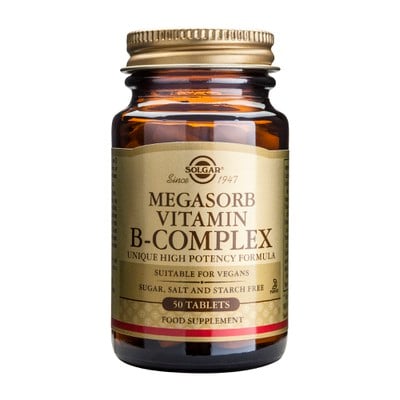 Solgar Megasorb Vitamin B-Complex "50" 50tabs