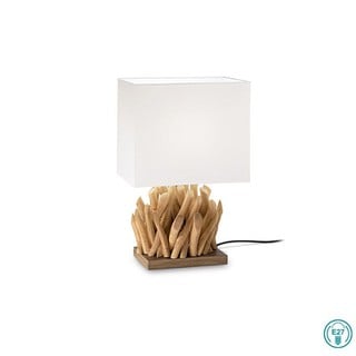 Table Lamp E27 60W White Snell 201382