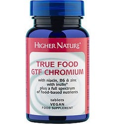 Higher Nature True Food GTF Chromium 90 veg.tabs