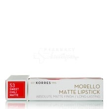 Korres Morello Matte Lipstick - 53 (Sweet Chili), 3.5gr