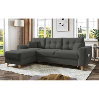 Fiona γωνιακός καναπές κρεβάτι 235x160εκ. με αποθη