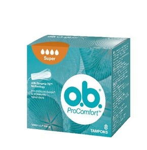 O.B. ProComfort Curved Grooves-Ταμπόν για Αυξημένη