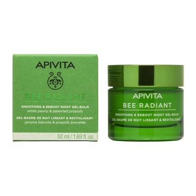 Apivita Bee Radiant  Gel-Balm Νύχτας για Λείανση &