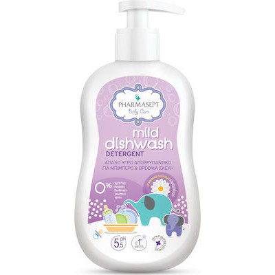 Pharmasept Baby Care Mild Dishwash Detergent Απαλό Υγρό Απορρυπαντικό για Βρεφικά Σκεύη & Μπιμπερό 400ml