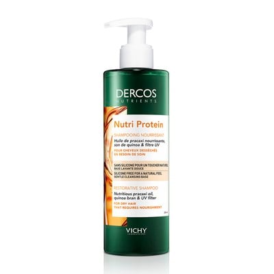 VICHY Dercos Nutrients Nutri Protein Restorative Shampoo Σαμπουάν Αναδόμησης Για Ξηρά Μαλλιά 250ml