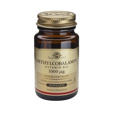 Solgar Methylcobalamin Vitamin B12 1000mg 30nugget