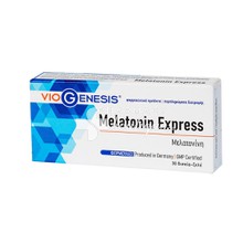 Viogenesis Melatonin Express - Αϋπνία, 30 δισκία ζελέ