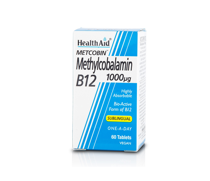 HEALTH AID METHYLCOBALAMIN B12 1000μGR 60TABL