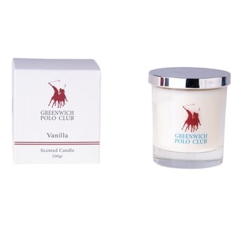 Αρωματικό Κερί (200gr) Essential Fragrances Collection Vanilla 3001 Greenwich Polo Club
