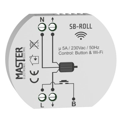 Smart Roller Control 230 Vac/5A (Wi-Fi)