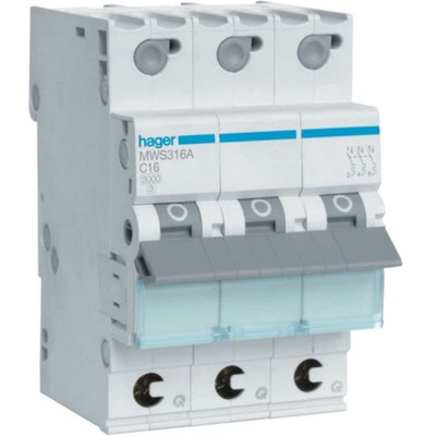 Circuit Breaker C 16A 3KA 3Poles