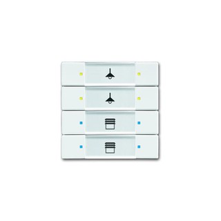 Button Multifunctional KNX 4/8F 6127/02-84-500 Whi
