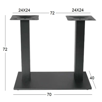 Flat Promo 70χ40χ72εκ.μακρ/νη Βαση Μεταλλικη με Ρε