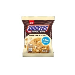 Snickers Μπισκότο Υψηλής Πρωτεΐνης White Chocolate & Peanut 60gr