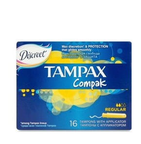 Tampax Compak Regular με Απλικατέρ για Προστασία &