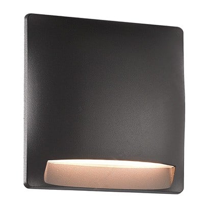 Wall Light 11,2Χ11,2cm Anthracite Led 3W 3000K Mod