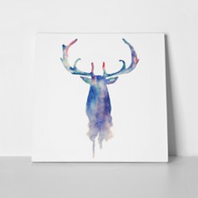 Watercolor deer head 139327754 a
