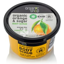 Organic Shop Body Scrub Sicilian Orange - Scrub σώματος, 250ml