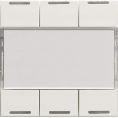 Systo Button Knx 6 Gang With Led White