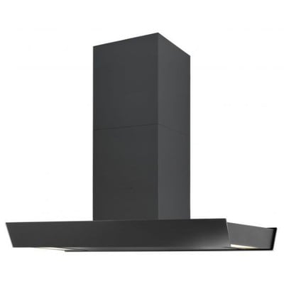 Kitchen Hood Island Flow 90cm Black