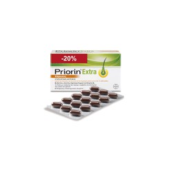 Bayer Promo (-20% Μειωμένη Αρχική Τιμή) Priorin Extra Συμπλήρωμα Διατροφής Για Τις Ανάγκες Της Υγείας Των Μαλλιών 60 κάψουλες