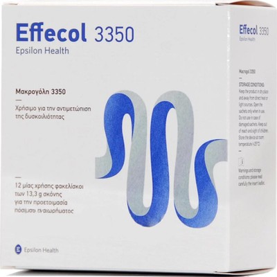 EPSILON HEALTH Effecol Adults 3350 Για Την Αντιμετώπιση Της Δυσκοιλιότητας x12 Φακελάκια