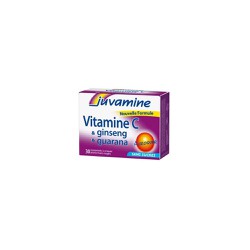 Juvamine Vitamine C & Ginseng & Guarana 30 μασώμενα δισκία