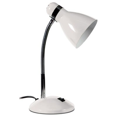 Desk Light 1xE27 Conical White Shade