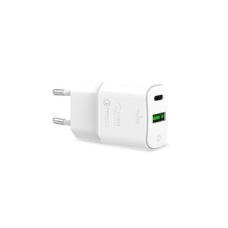 USB Fast Charger Type A/Type C White 8033830299544