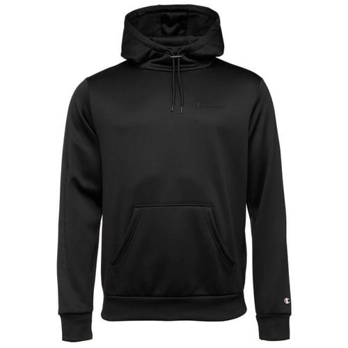 Champion Men Hooded Sweatshirt (219217)-BLACK
