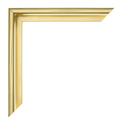 Καθρέπτης τοίχου με κορνίζα αλουμινίου χρυσή 60x80