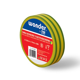 Insulating Tape 19X20 Wonder Green-Yellow TM
