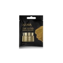 Ahava Mineral Mud Mask 24K Gold Μάσκα Προσώπου Με Καθαρό Χρυσό Για Σύσφιξη 6ml