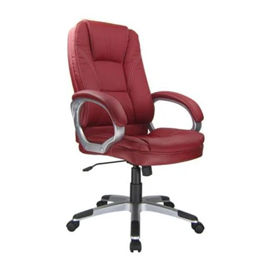 Desk Armchair/White PU