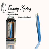 Beauty Spring Tweezer 751 Τσιμπιδάκι Φρυδιών Γαλάζ