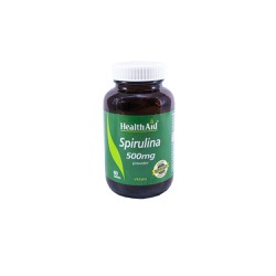 Health Aid Spirulina 500mg Συμπλήρωμα Διατροφής Σπιρουλίνα Για Πλήρη Κάλυψη Σε Θρεπτικά Συστατικά 60 ταμπλέτες