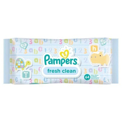 Pampers Μωρομάντηλα Fresh Clean 64 Τεμάχια