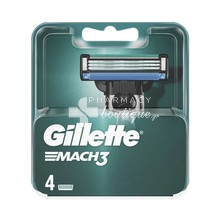 Gillette Mach 3 - Ανταλλακτικά, 4τμχ.
