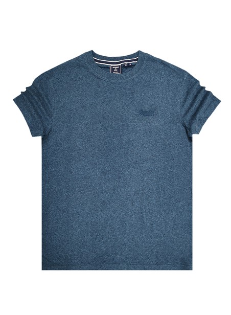 Superdry charred teal grit vintage logo embroidered tee - 5 wx