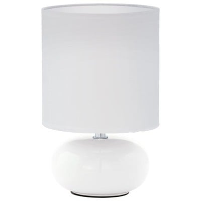 Table Lamp Trondio White With White Shade 1Xe14