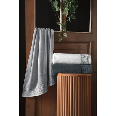 Πετσέτα Μπάνιου Tiber Anthracite 70x140 guy Laroch