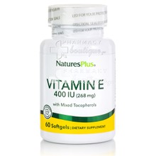 Natures Plus Vitamin E 400IU, 60 softgels
