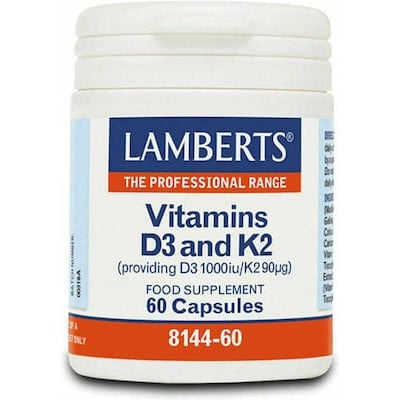 Lamberts Vitamin D3 1000iu & K2 90µg 60caps