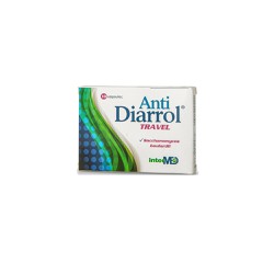 Intermed AntiDiarrol Travel Dietary Supplement To Restore Intestinal Flora & Traveler's Diarrhea 10 capsules