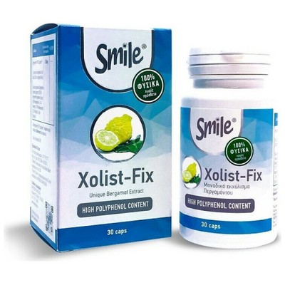 SMILE Xolist-Fix Διατροφικό Συμπλήρωμα Με Εκχύλισμα Περγαμόντου 30 Κάψουλες