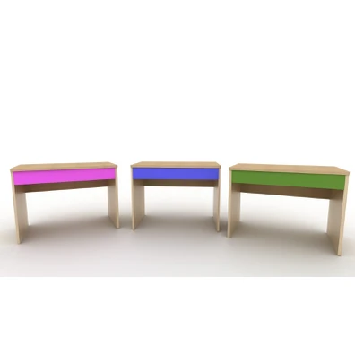 Wooden Desk with Drawers 